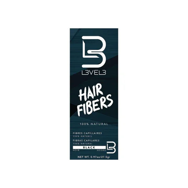 Level 3 Hair Fibers Black L3HC0275BLK — BarberSets
