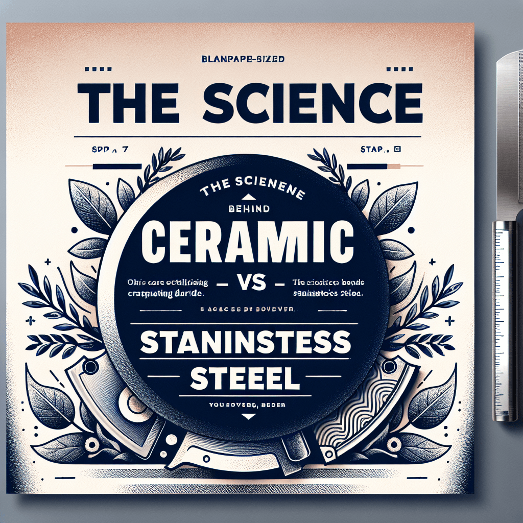 The Science Behind Ceramic vs. Stainless Steel Blades