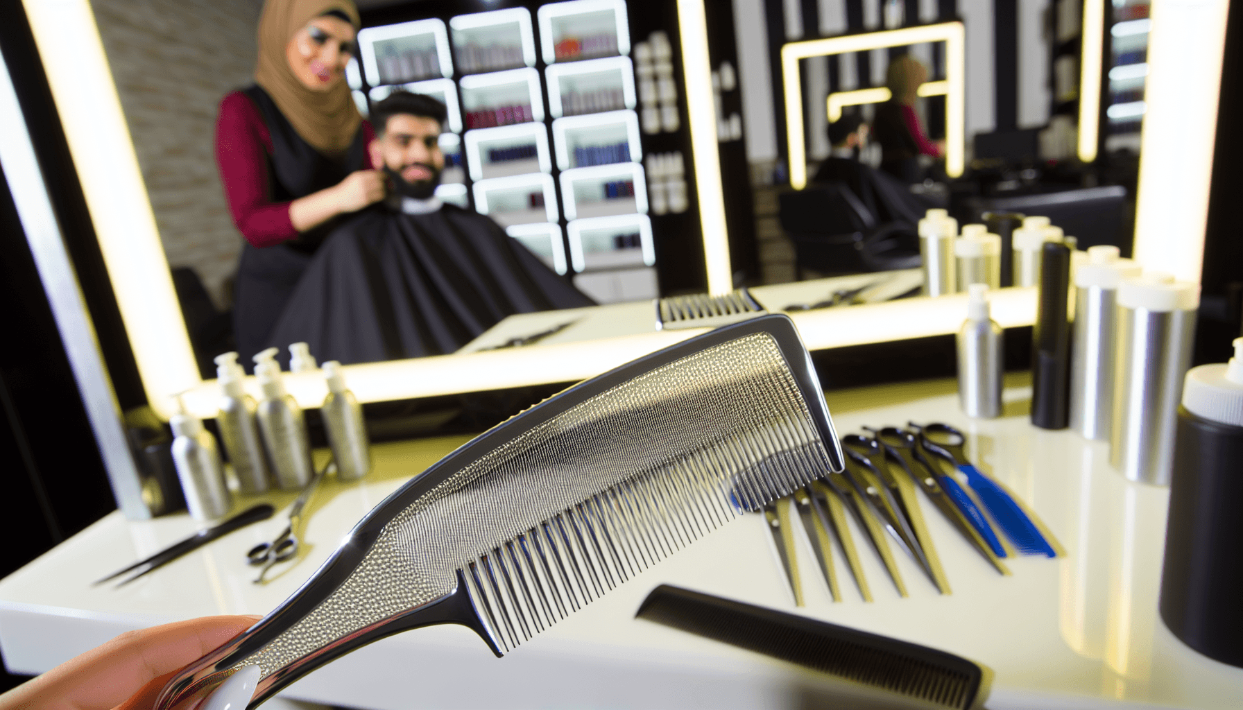 The Role of a Good Comb in Professional Haircuts
