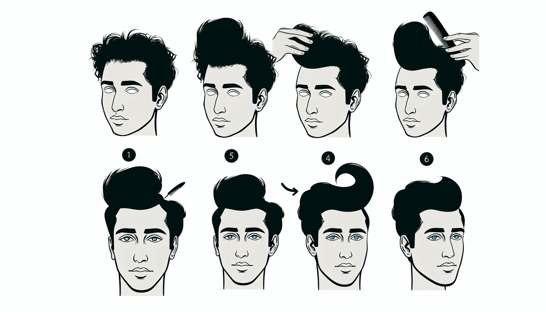 How to Perfect the Pompadour Look