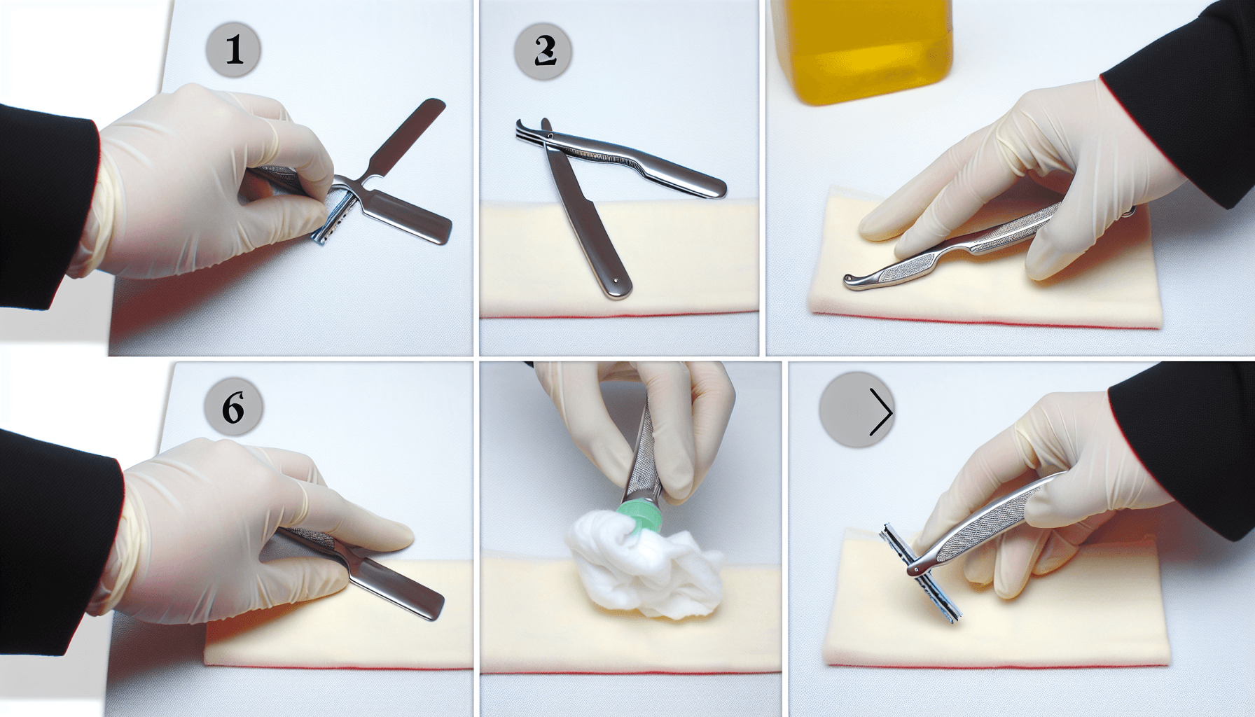 How to Properly Disinfect Straight Razors