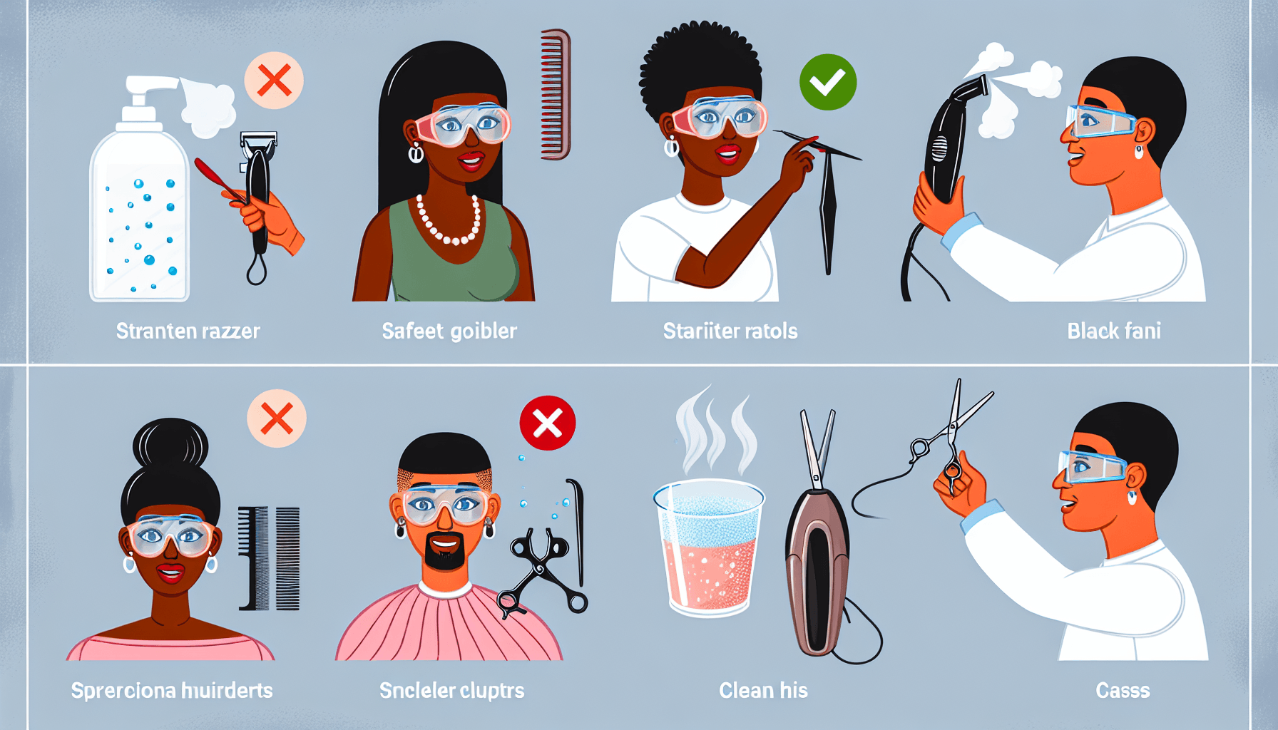 Safety Tips for Using Barber Tools