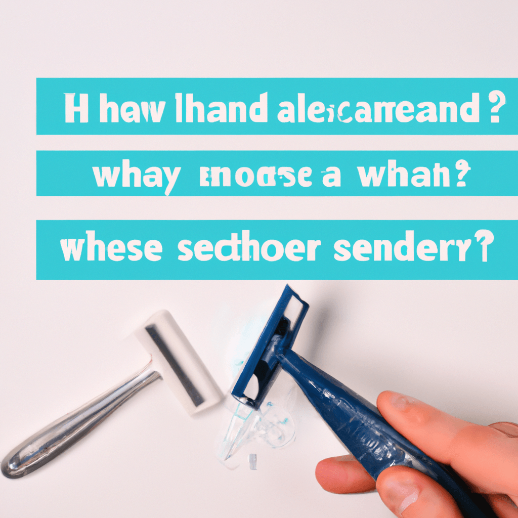 How should you clean and disinfect a razor after use in a public setti