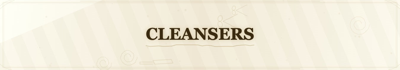 Cleansers