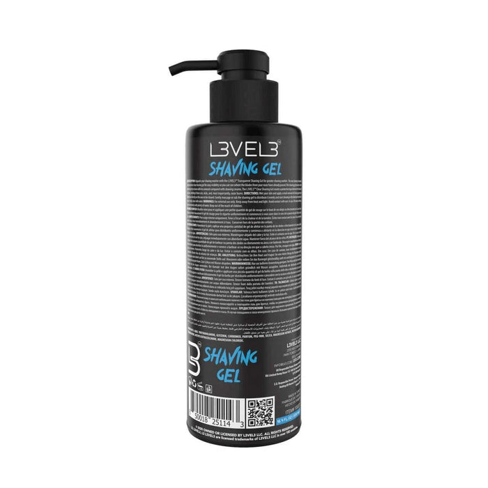 L3VEL3 Transparent Aqua Shaving Gel (6 Pack, 12 Pack)