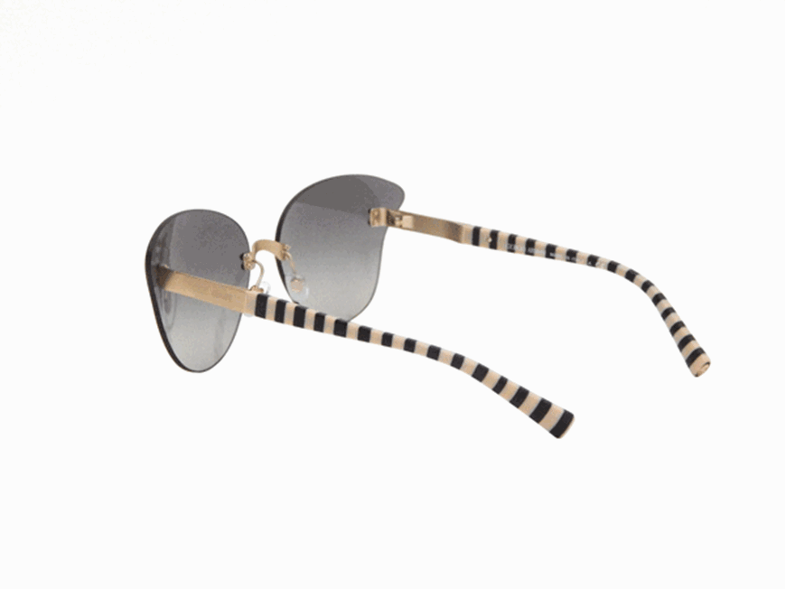 Giorgio Armani AR 6028 3002-11 - Matte Gold-Grey Gradient by Giorgio Armani for Women - 68-16-140 mm Sunglasses