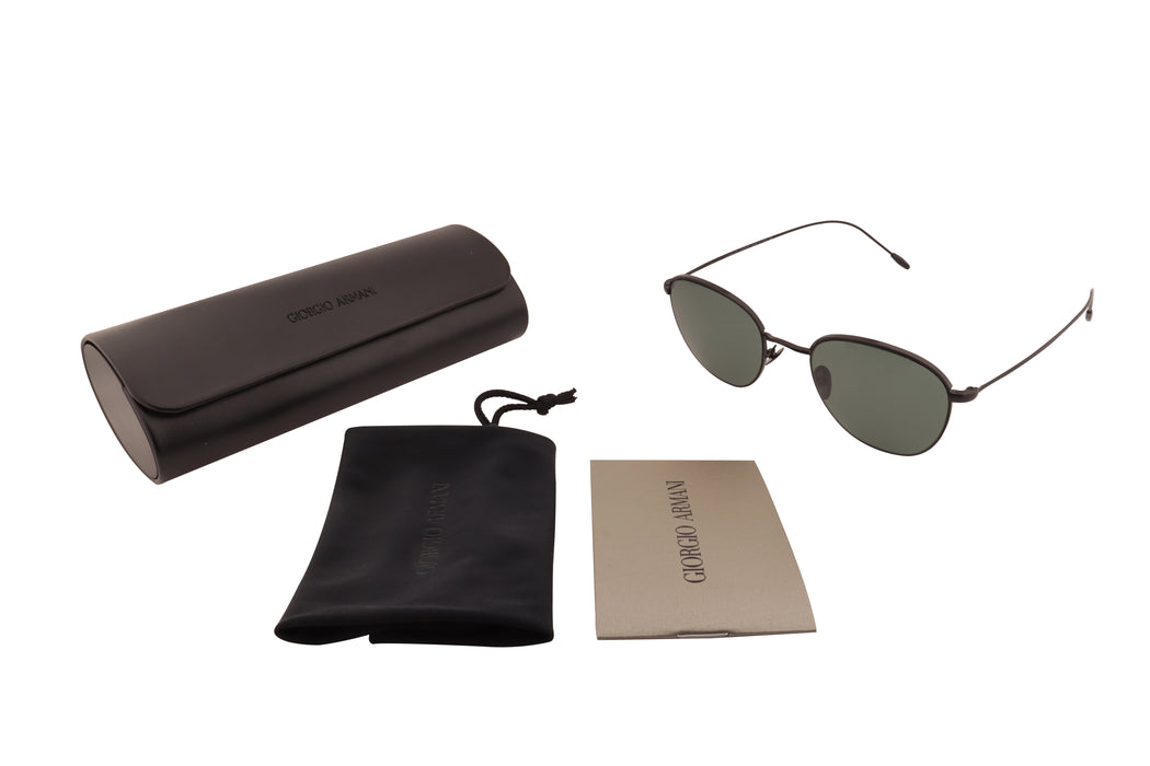 Giorgio Armani AR 6030 3001-71 - Matte Black-Green by Giorgio Armani for Men - 60-14-140 mm Sunglasses