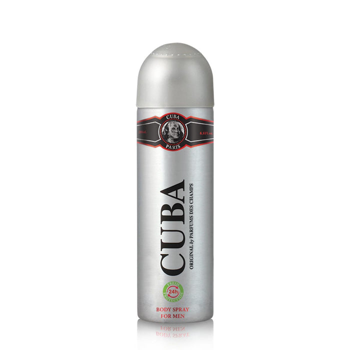 Cuba Black de Cuba para hombres - Spray corporal de 6.6 oz