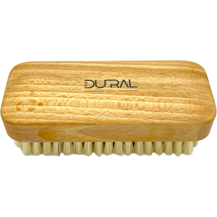 Brosse à main d'artisan en bois de hêtre Dural avec poils naturels purs