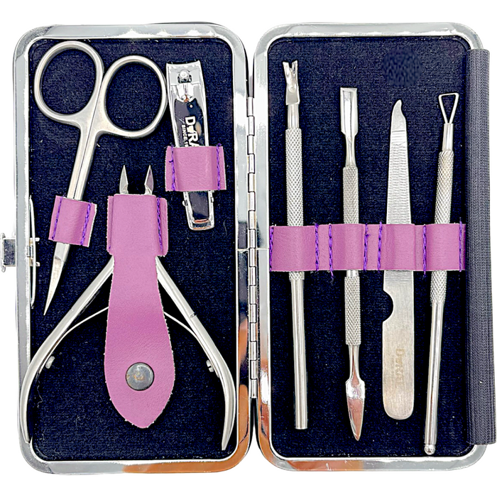 Kit de manicura y pedicura Dural Púrpura SE-202 3oz