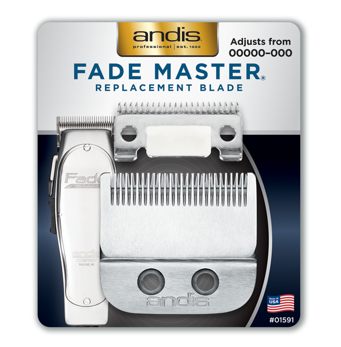 Andis Fade Master Adjustable Blade Clipper Model No 1820 & Andis Fade Master Replacement Blade 1591