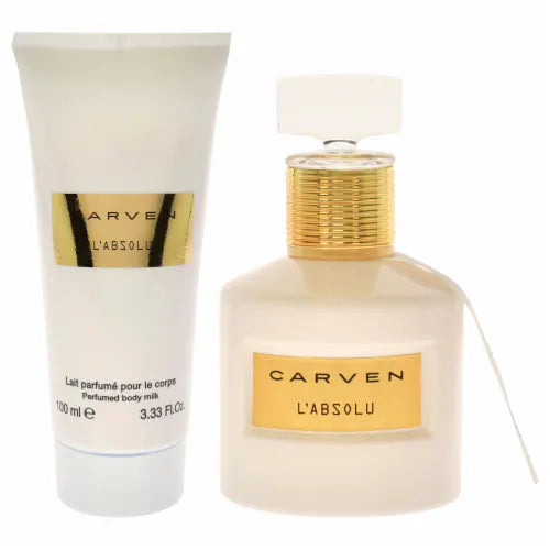 LAbsolu de Carven pour femme - Coffret 2 pièces Spray EDP 1,66 oz, Lait corporel parfumé 3,33 oz