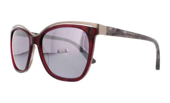 Guess GM 0745 69C Marciano - Burgundy Red-Grey-Grey by Guess for Women - 58-17-135 mm Sunglasses