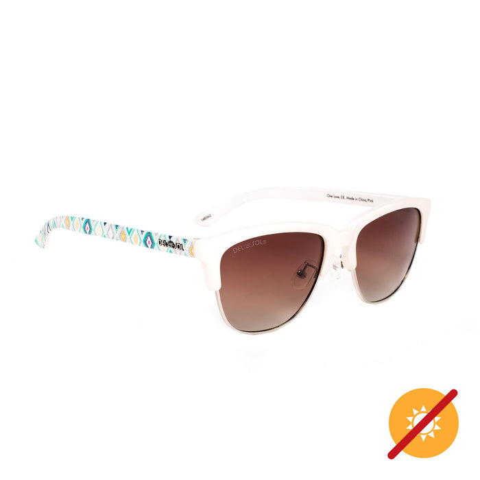 Solize One Love - Ivoire-Rose par DelSol pour Unisexe - 1 Pc Lunettes de soleil