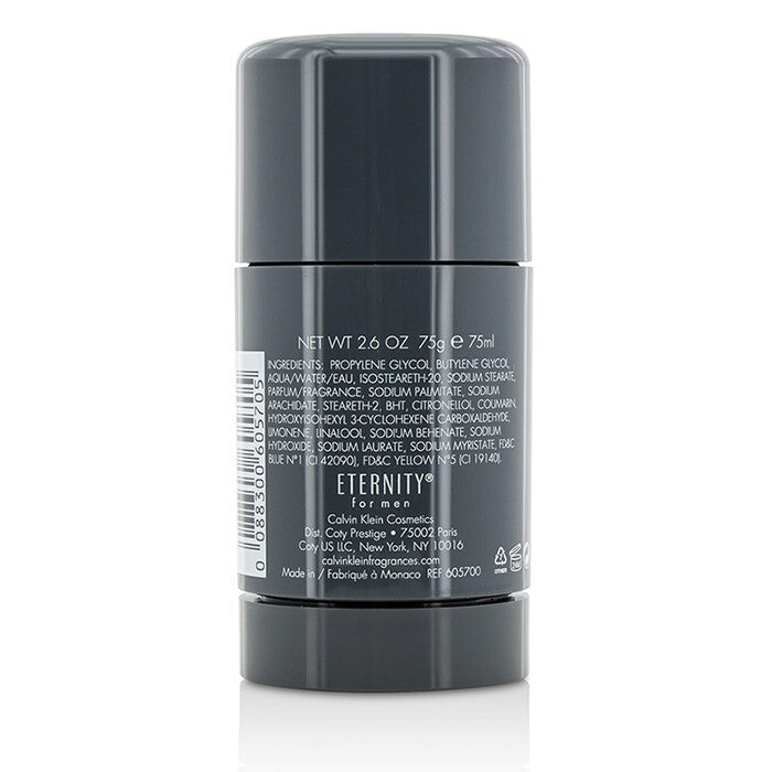 Eternity de Calvin Klein para hombres - Desodorante en barra de 2,6 oz