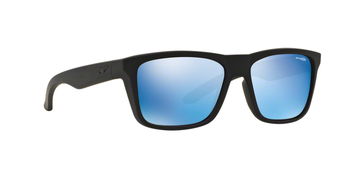 Arnette AN 4217 01-55 Syndrome - Noir Mat-Bleu par Arnette pour Homme - Lunettes de soleil 57-17-140 mm