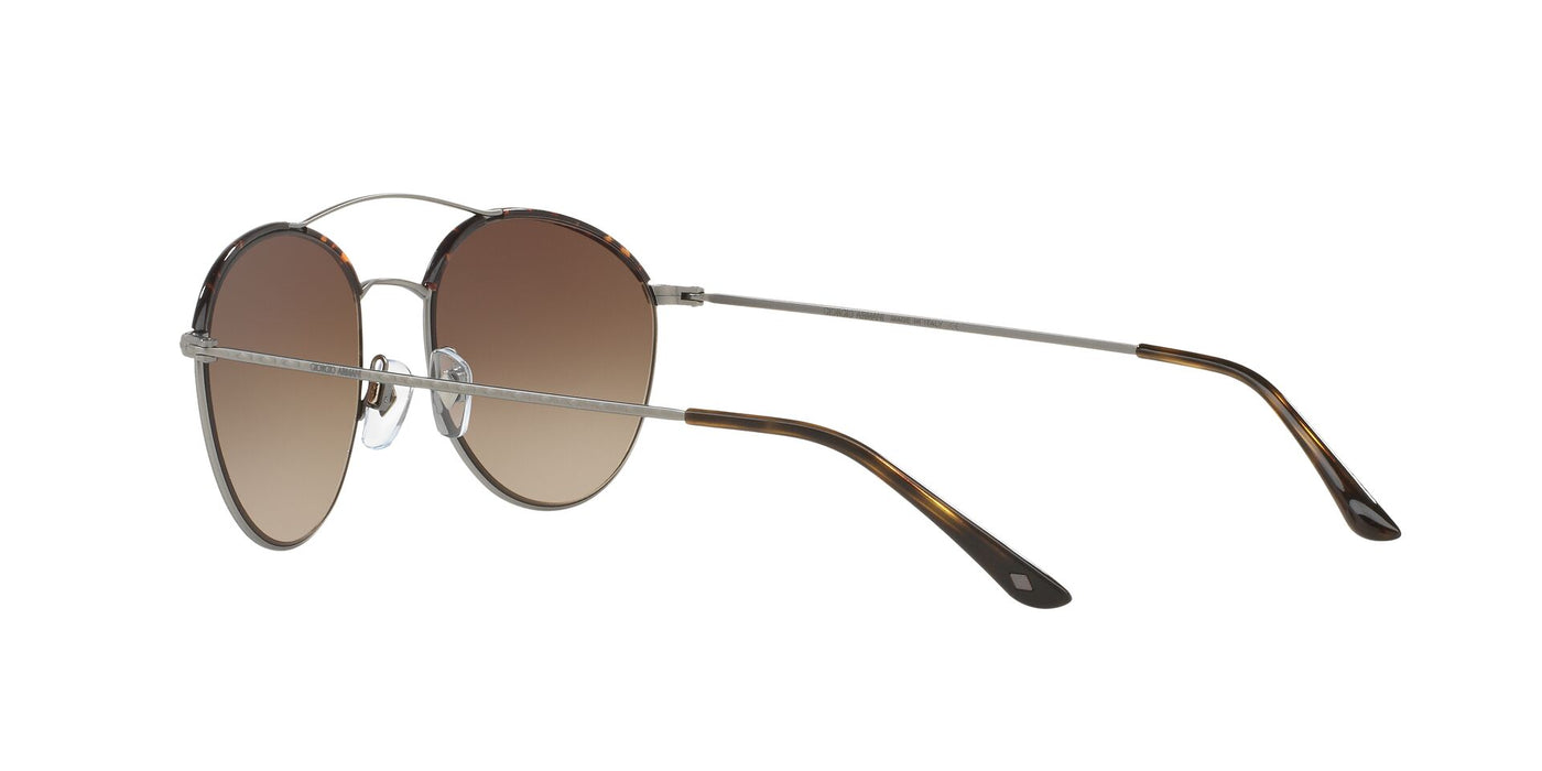 Giorgio Armani AR 6032J 3003-13 Frames of Life - Matte Gunmetal-Brown Gradient by Giorgio Armani for Women - 55-18-140 mm Sunglasses