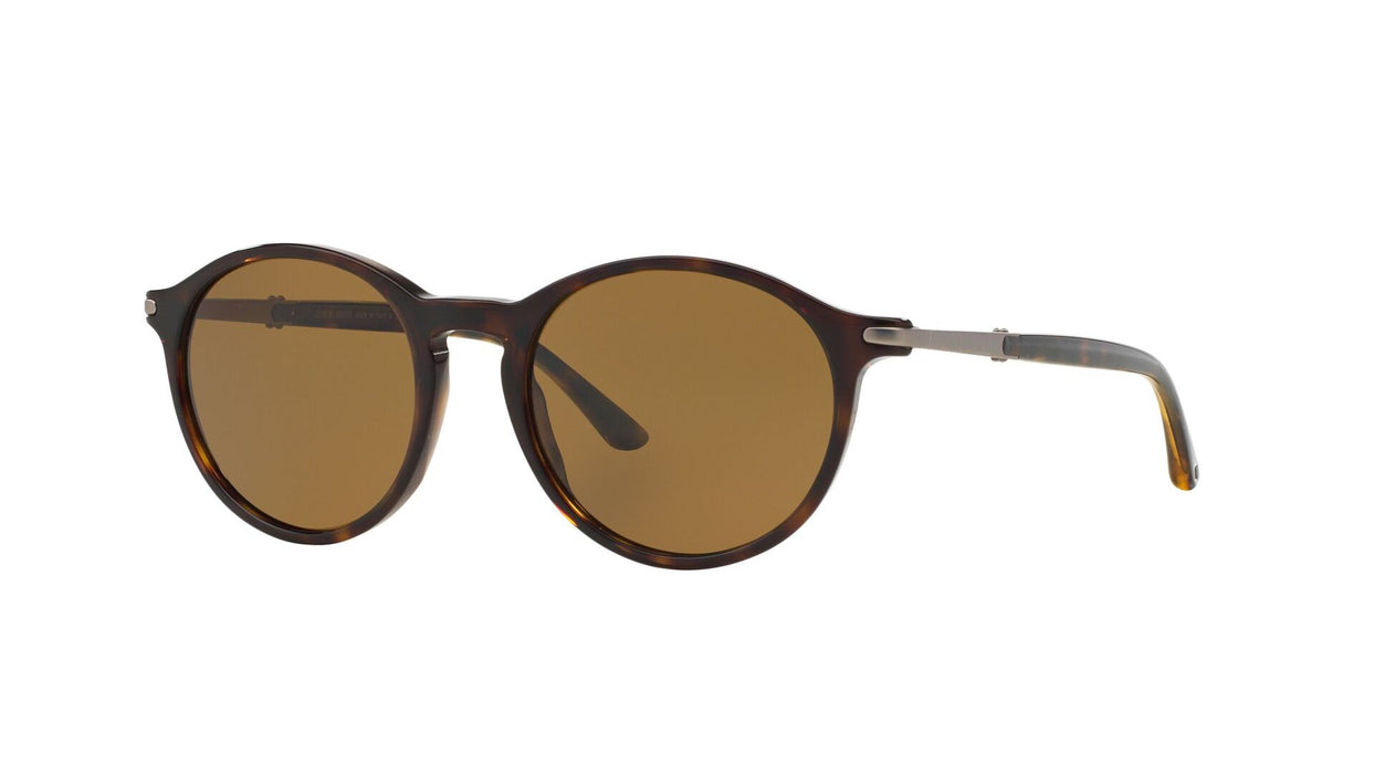 Giorgio Armani AR 8009 5026-83 - Havana-Brown Polarized by Giorgio Armani for Unisex - 52-19-140 mm Sunglasses