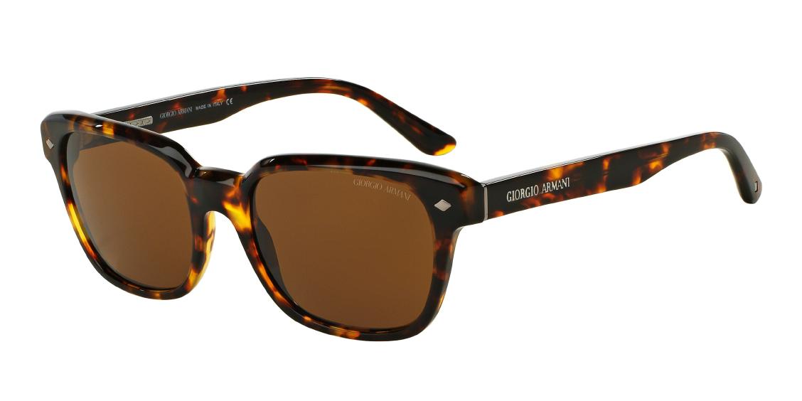 Giorgio Armani AR 8067 5092-53 Frames Of Life - Yellow Havana-Brown by Giorgio Armani for Men - 53-19-140 mm Sunglasses