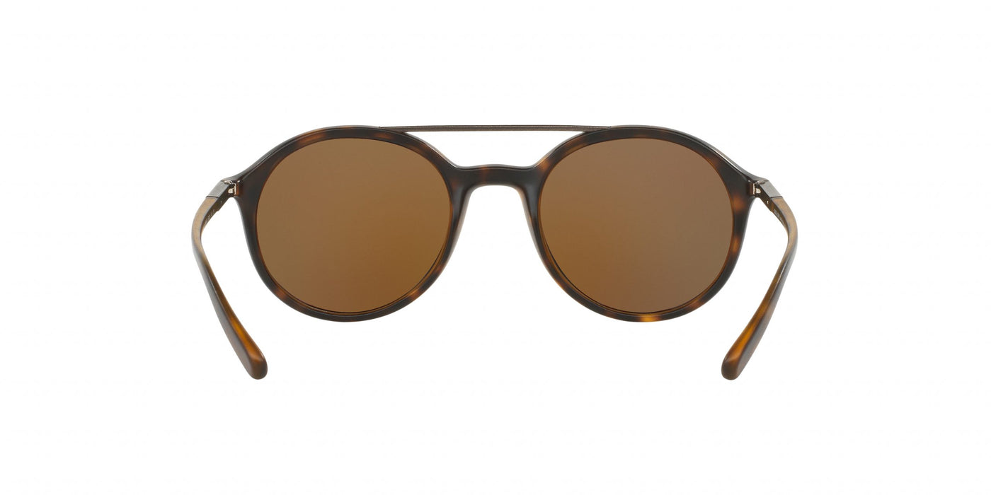 Giorgio Armani AR 8077 5089-83 - Tortoise Matte-Brown Polarized by Giorgio Armani for Men - 50-21-140 mm Sunglasses