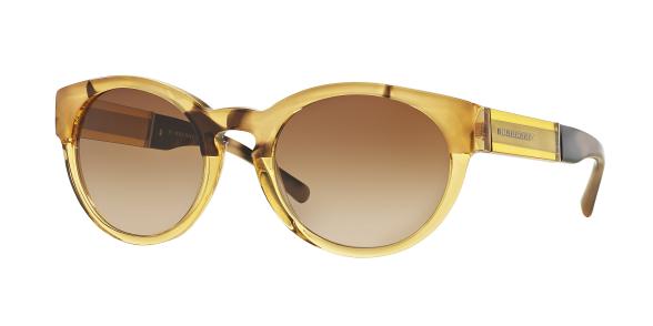 Burberry BE 4205 3562-13 - Dégradé Jaune-Marron Cristal par Burberry pour Femme - Lunettes de soleil 54-22-140 mm