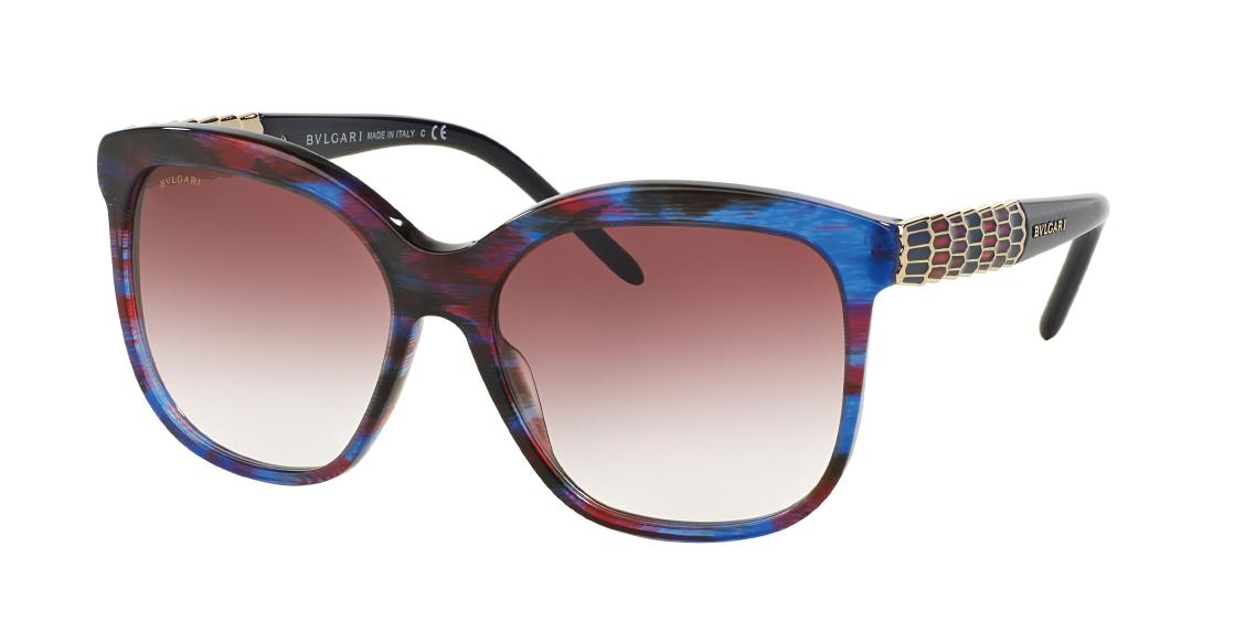 Bvlgari BV8155 5339-8H - Blue-Red Fantasy-Violet Gradient by Bvlgari for Women - 57-16-140 mm Sunglasses