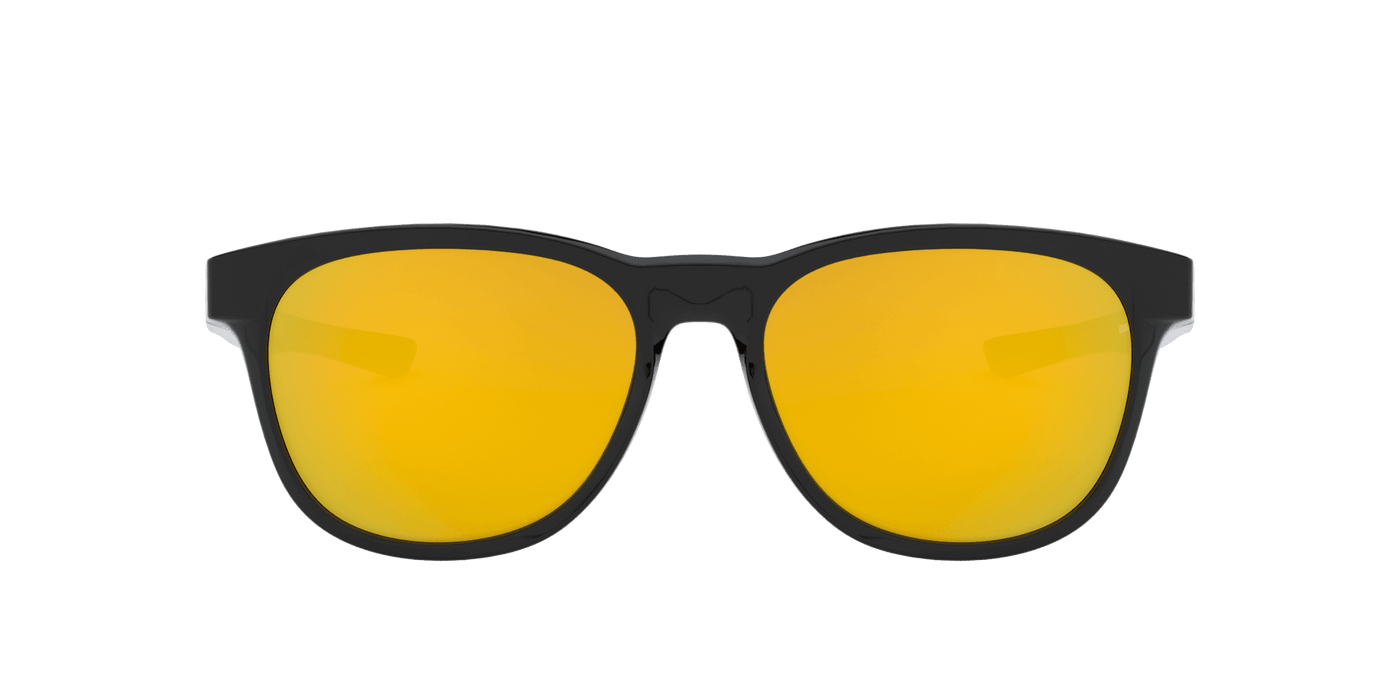 Oakley Stringer OO9315-04 - Polished Black-24k Iridium by Oakley for Men - 55-16-145 mm Sunglasses