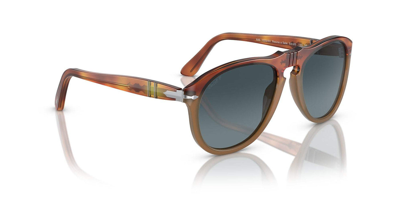 Persol PO3007S 1025-56 - Resina e Sale-Blue by Persol for Unisex - 50-18-145 mm Sunglasses