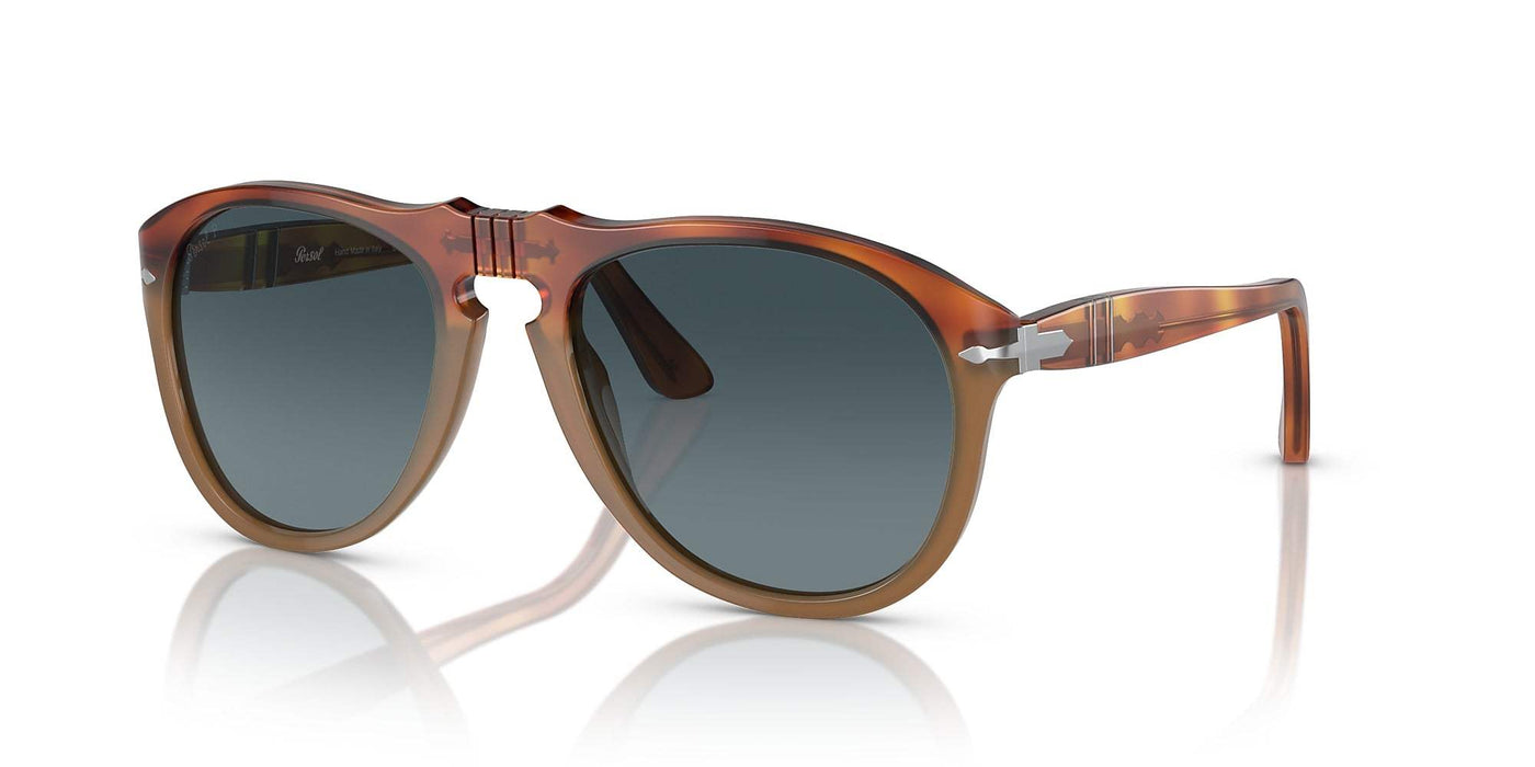 Persol PO3007S 1025-56 - Resina e Sale-Blue by Persol for Unisex - 50-18-145 mm Sunglasses