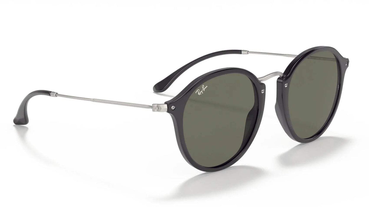 Ray Ban RB 2447 901 - Black Silver-Green Classic by Ray Ban for Unisex - 52-21-145 mm Sunglasses