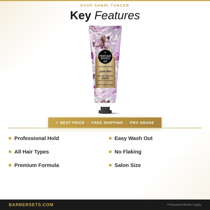 EYUP SABRI TUNCER EST1923-EYUP SABRI TUNCER -PERFUME JEWELS  HAND and BODY CREAM 50 ML - PURE LOVE  PERFUME JEWELS  HAND and BODY CREAM 50 ML - PURE LOVE