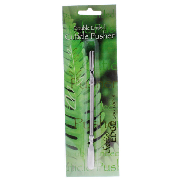 Double-Ended Cuticle Pusher by Satin Edge for Unisex - 1 Pc Cuticle Pusher