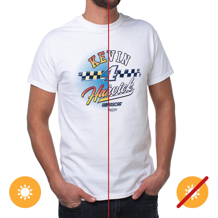 NASCAR Mens Classic Crew Tee - Kevin Harvick - 8 White par DelSol pour homme - T-shirt 1 pièce (L)