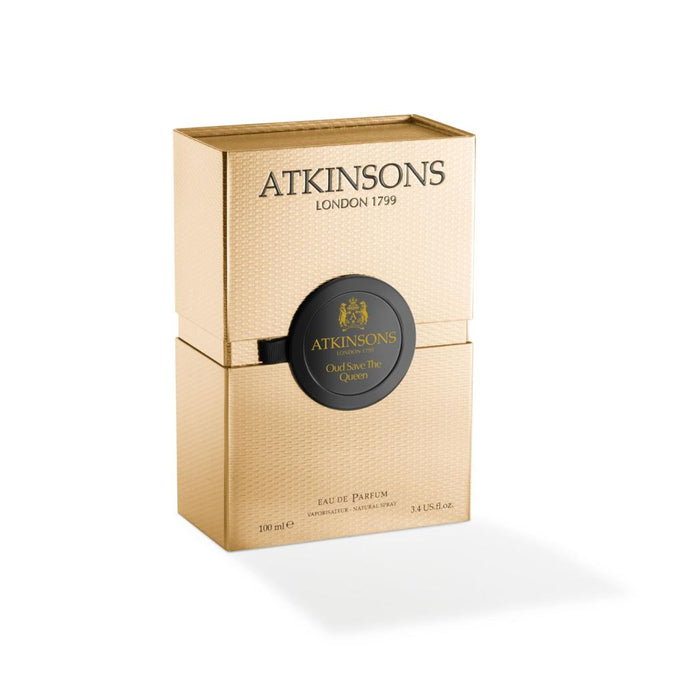 Oud Save The Queen d'Atkinsons pour femme - Spray EDP de 3,4 oz