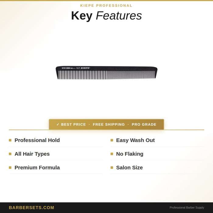 KIEPE PROFESSIONAL PROFESSIONAL COMB - ACTIVE CARBON FIBRE 220x30
