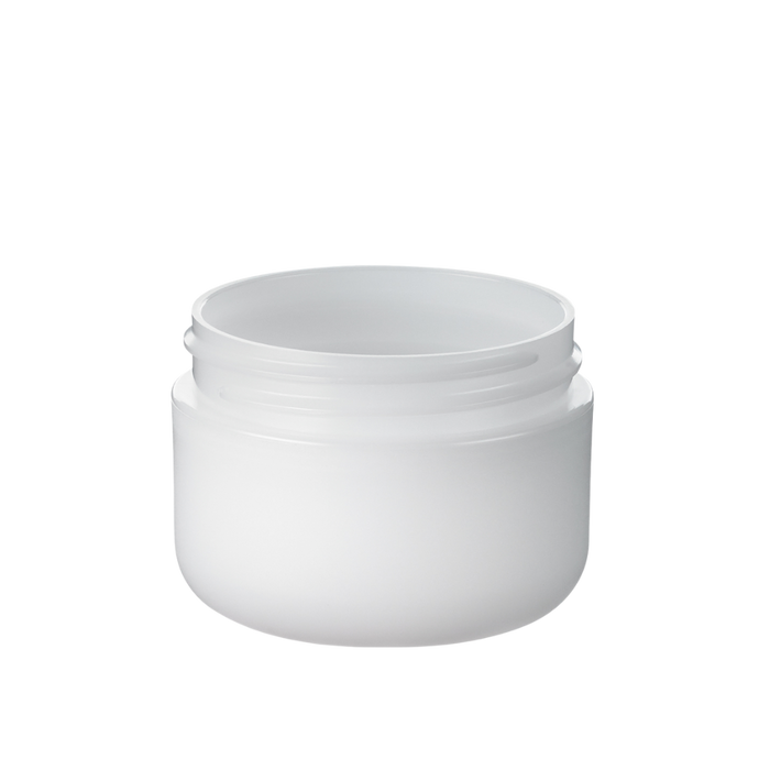 1 oz White Double Wall Jar with Lid 53-400 12 Pack
