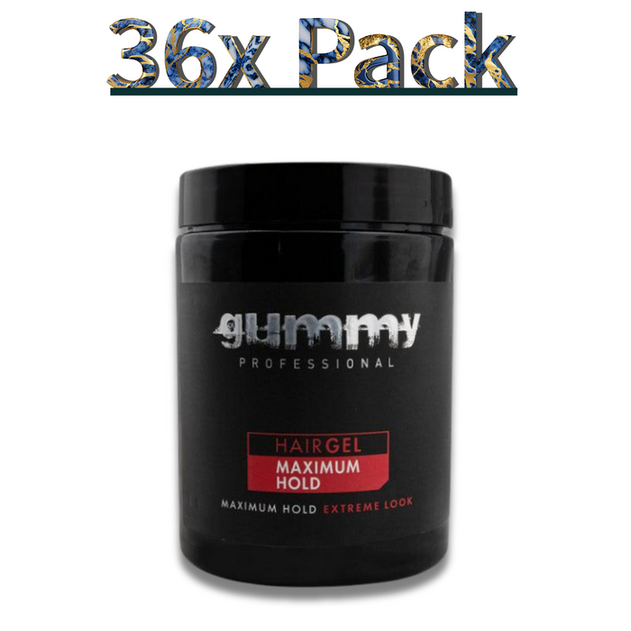 Gummy Hair Gel Maximum Hold & Extreme Look, 35 Oz GU-GU100X Multipack