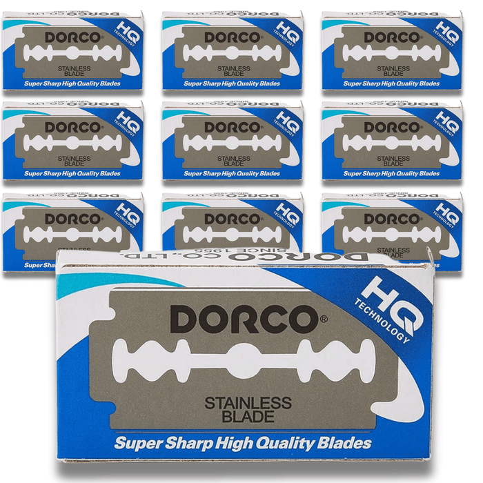 Dorco ST300 Double Edge Razor Blade 100ct Blue - BarberSets