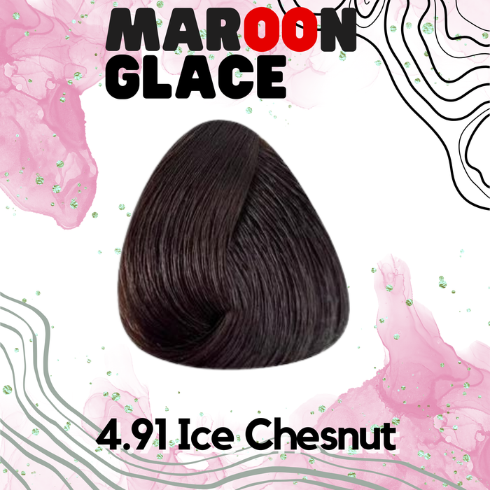 Color de cabello Cree granate Glace