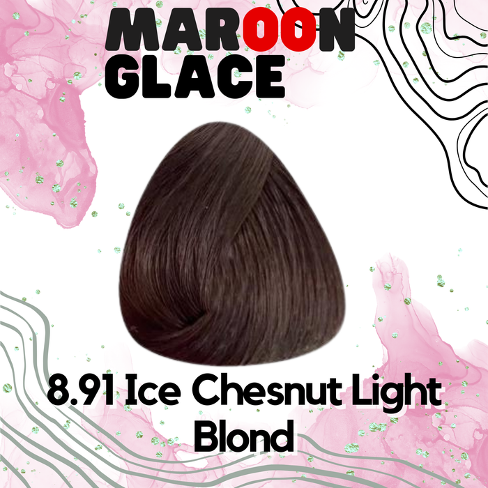 Color de cabello Cree granate Glace