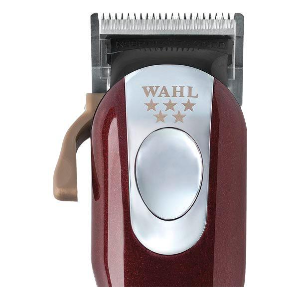 Wahl Professional Magic Clip Cordless Clipper - High-Performance Burgundy Edition for Precision Fades and Haircuts