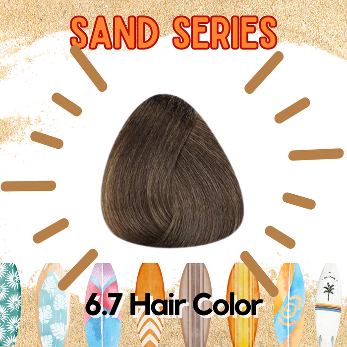 Serie de arena de color de cabello Cree