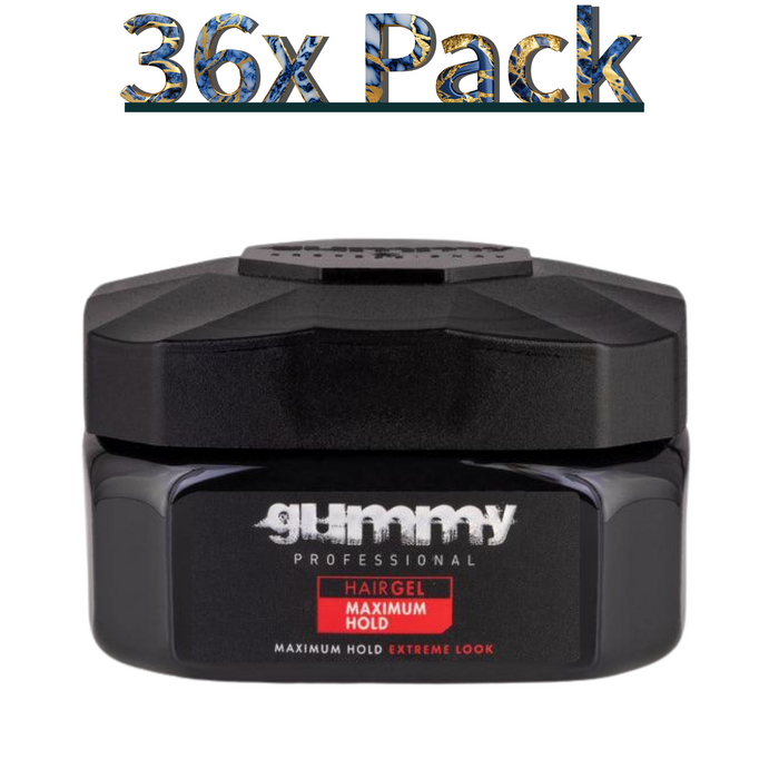 Gummy Hair Gel 7.5 Oz Maximum Hold Multipack