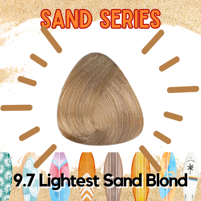 Série de sable de couleur de cheveux Cree