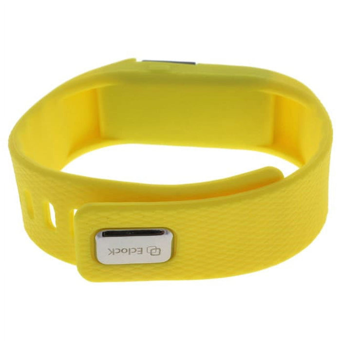 EK-H3 Health Sports Yellow Silicone Bracelet by Eclock for Unisex - 1 Pc Bracelet