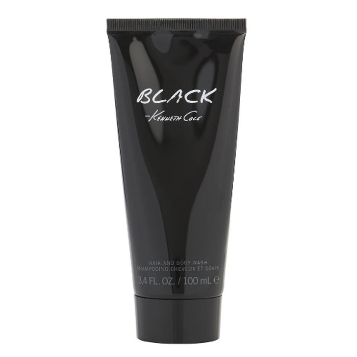 Kenneth Cole Black de Kenneth Cole para hombres - Jabón para cabello y cuerpo de 3.4 oz (sin caja)