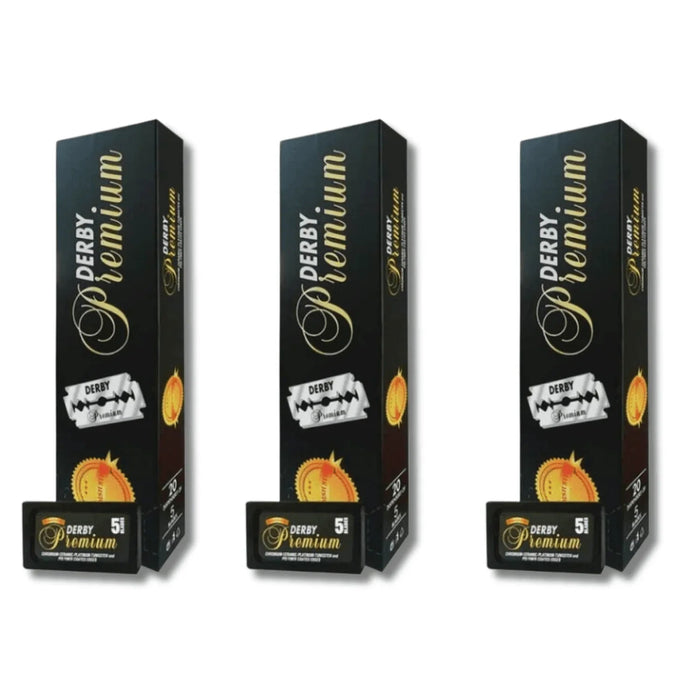 Derby Premium Double Edge Razor Blades 100ct - PREMIUM - BarberSets