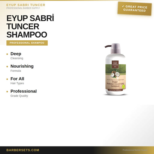 EYUP SABRI TUNCER EYUP SABRİ TUNCER SHAMPOO NATURAL COCONUT MILK  SHAMPOO 600 ML