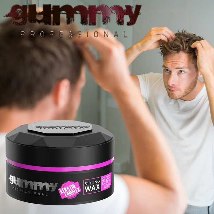 Gummy Hair Styling Wax Extra Gloss