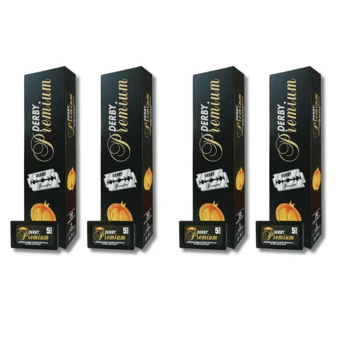 Derby Premium Double Edge Razor Blades 100ct - PREMIUM - BarberSets